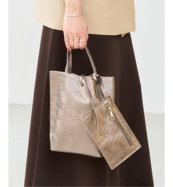  「MILLELA FIRENZE/ミレッラ METALLIC MINI TOTE」|トートバッグ|
