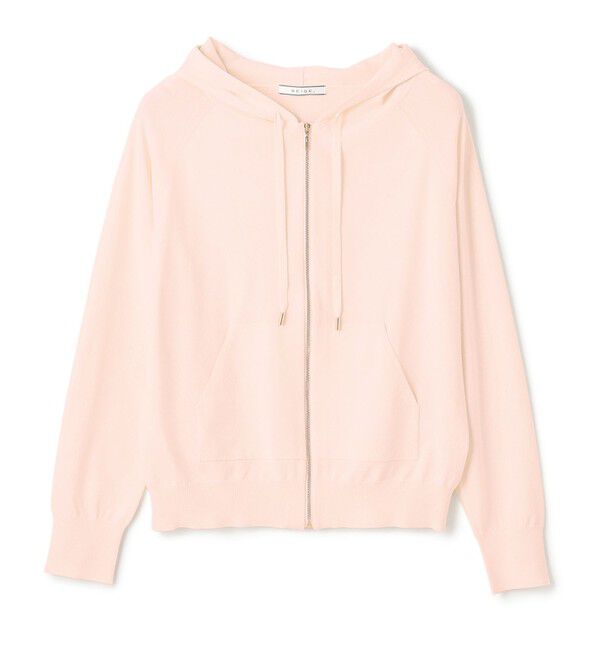 BEIGE,「MONSTERA / ストレッチ フーデットニット」|ニット・セーター|