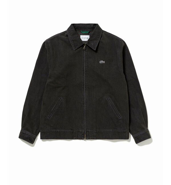 LACOSTE「12オンス デニム ジップアップブルゾン」|デニムジャケット|