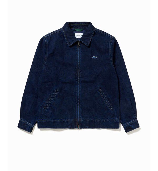 LACOSTE「12オンス デニム ジップアップブルゾン」|デニムジャケット|