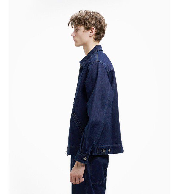 LACOSTE「12オンス デニム ジップアップブルゾン」|デニムジャケット|