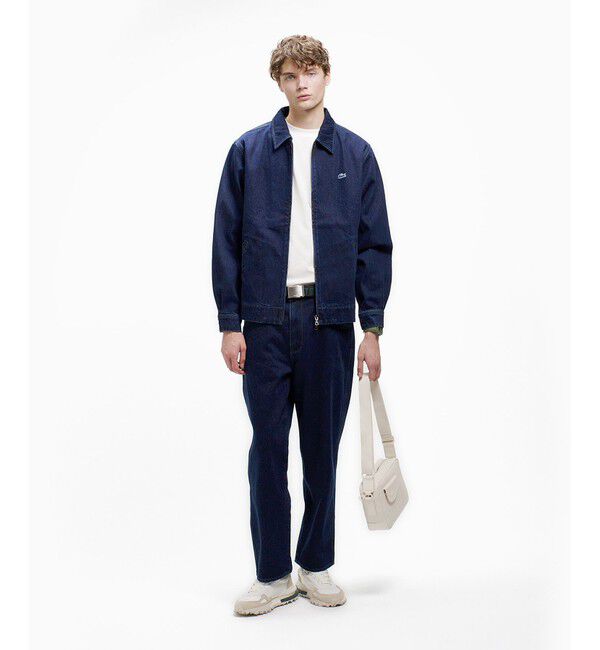 LACOSTE「12オンス デニム ジップアップブルゾン」|デニムジャケット|