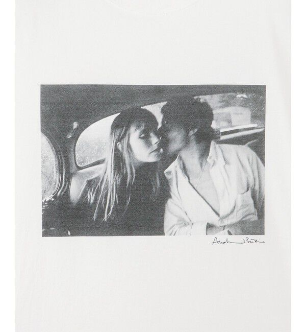 SALON adam et rope'「【COUTURE D'ADAM（クチュール ド アダム）】Jane&Serge in the taxi フォトT」|Tシャツ・カットソー|