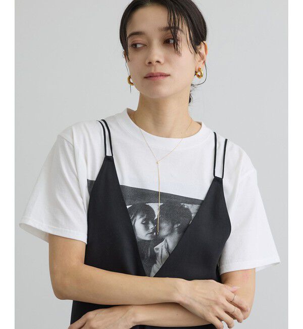 SALON adam et rope'「【COUTURE D'ADAM（クチュール ド アダム）】Jane&Serge in the taxi フォトT」|Tシャツ・カットソー|