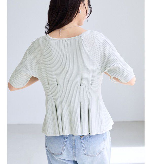 VIS「【再入荷】ウエストタックカーディガン/イージーケア」|カーディガン|