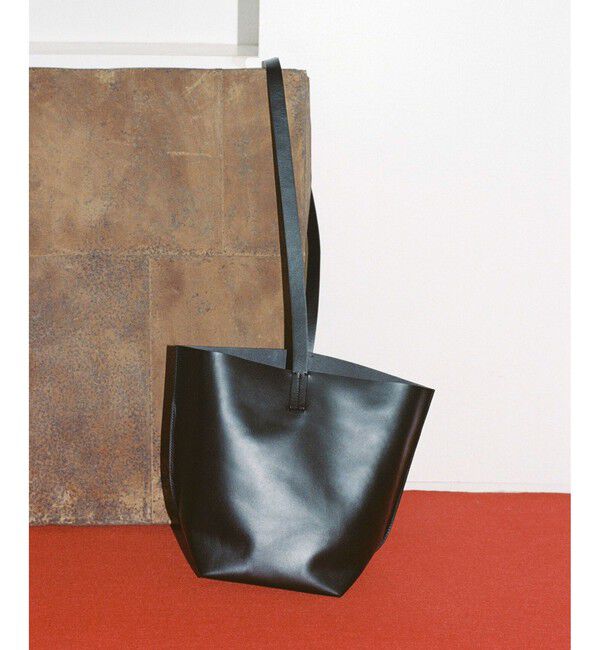 ADAM ET ROPE'「【PFT】Crepe Large Bag」|ショルダー・メッセンジャー|ブラック(01)