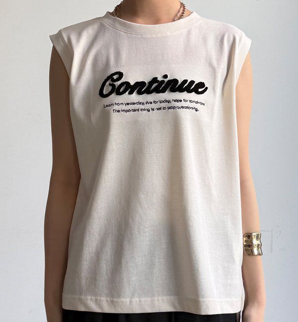  「【WEB限定】【接触冷感＆吸水速乾】ロゴ刺繍タンク」|Tシャツ・カットソー|