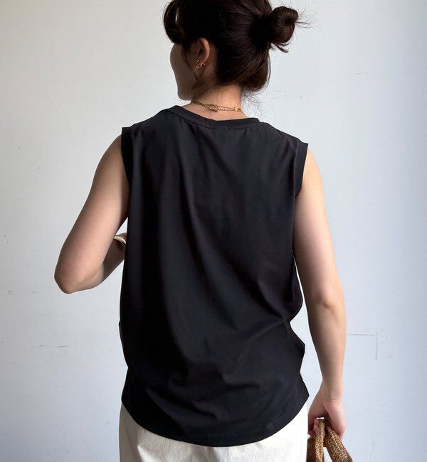  「【WEB限定】【接触冷感＆吸水速乾】ロゴ刺繍タンク」|Tシャツ・カットソー|