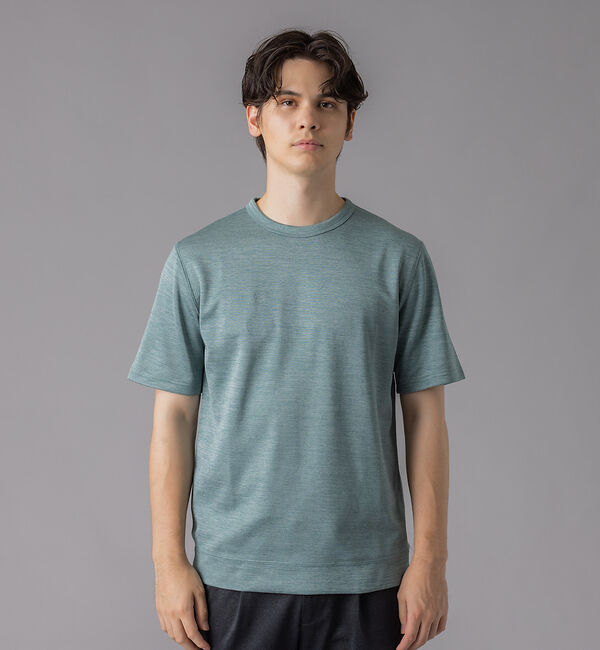 ABAHOUSE「【リバーシブル仕様】抗菌防臭加工 半袖 Tシャツ」|Tシャツ・カットソー|