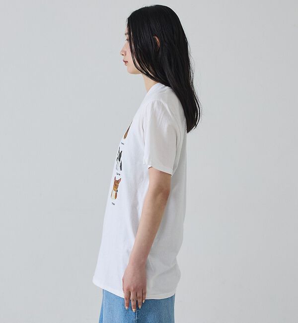 Rouge vif「【JERZEES/ジャージーズ】9DOGS半袖Tシャツ/犬/半袖【WEB限定】」|Tシャツ・カットソー|