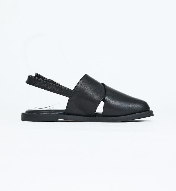 AU BANNISTER「【販売店舗限定】オブリークアシメサンダル【予約】」|サンダル|