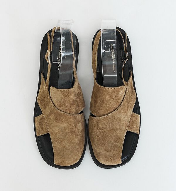 AU BANNISTER「【販売店舗限定】オブリークアシメサンダル【予約】」|サンダル|