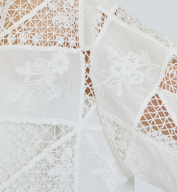 abahouse mavie「【セットアップ対応】刺繍レースジャケット【予約】」|その他|