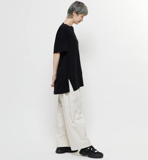Soffitto「【nota della mano sinistra（ノータ デラ マノ シニストラ）】センター切替スリットBIGトップス」|Tシャツ・カットソー|