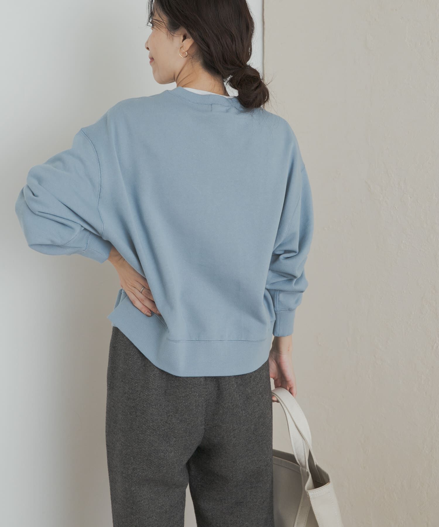 URBAN RESEARCH DOORS「『WEB/一部店舗限定カラー』コットンスウェットZIPカーディガン」|カーディガン|