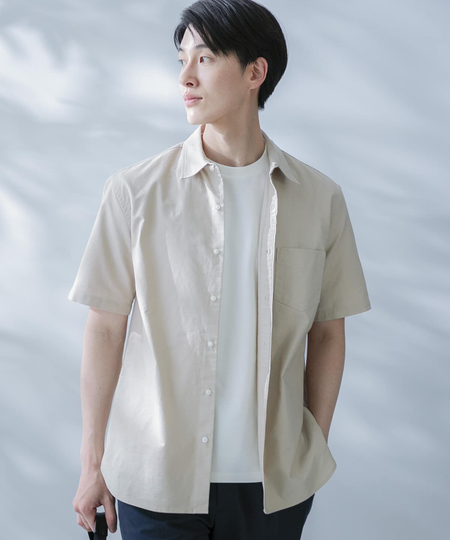 URBAN RESEARCH ROSSO「『WEB限定』『抗菌/消臭』『XXLｻｲｽﾞあり』ﾊｲﾊﾟﾌｫｰﾏﾝｽｵｯｸ」|シャツ・ブラウス|ベージュ
