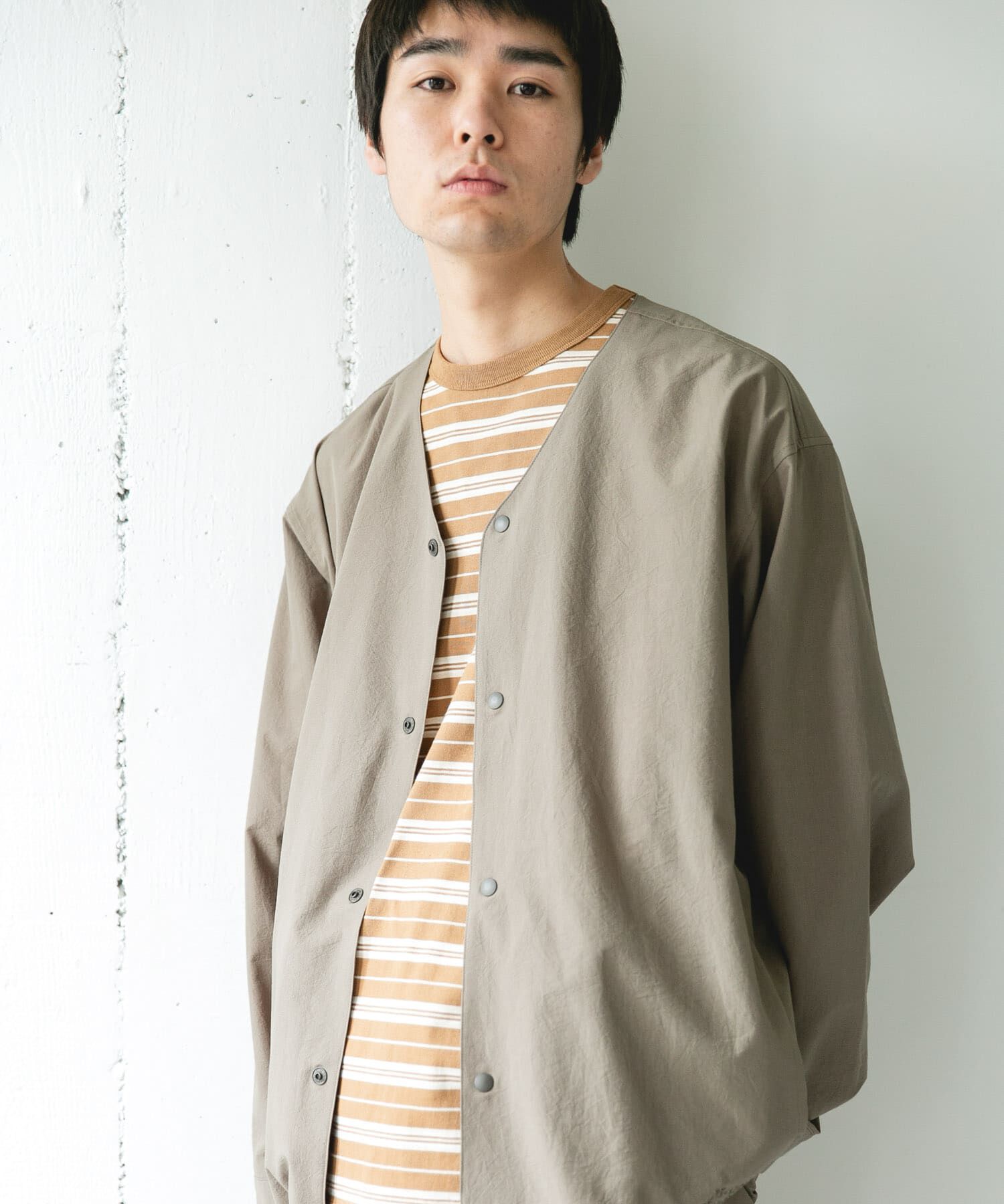 URBAN RESEARCH DOORS「『別注』Marmot&times;DOORS　DOTAIR CARDIGAN SHIRTS」|ノーカラージャケット|