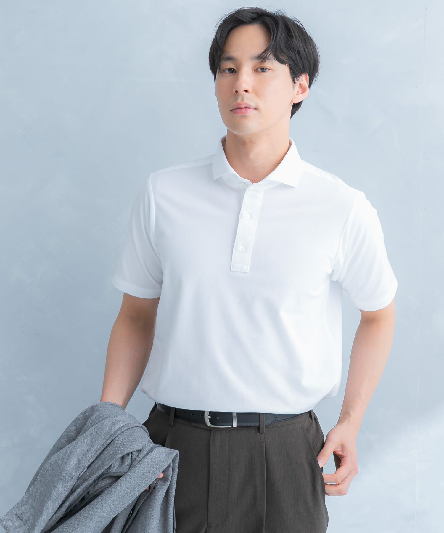 URBAN RESEARCH DOORS「LIFE STYLE TAILOR 　カッタウェイ半袖プルオーバー」|シャツ・ブラウス|