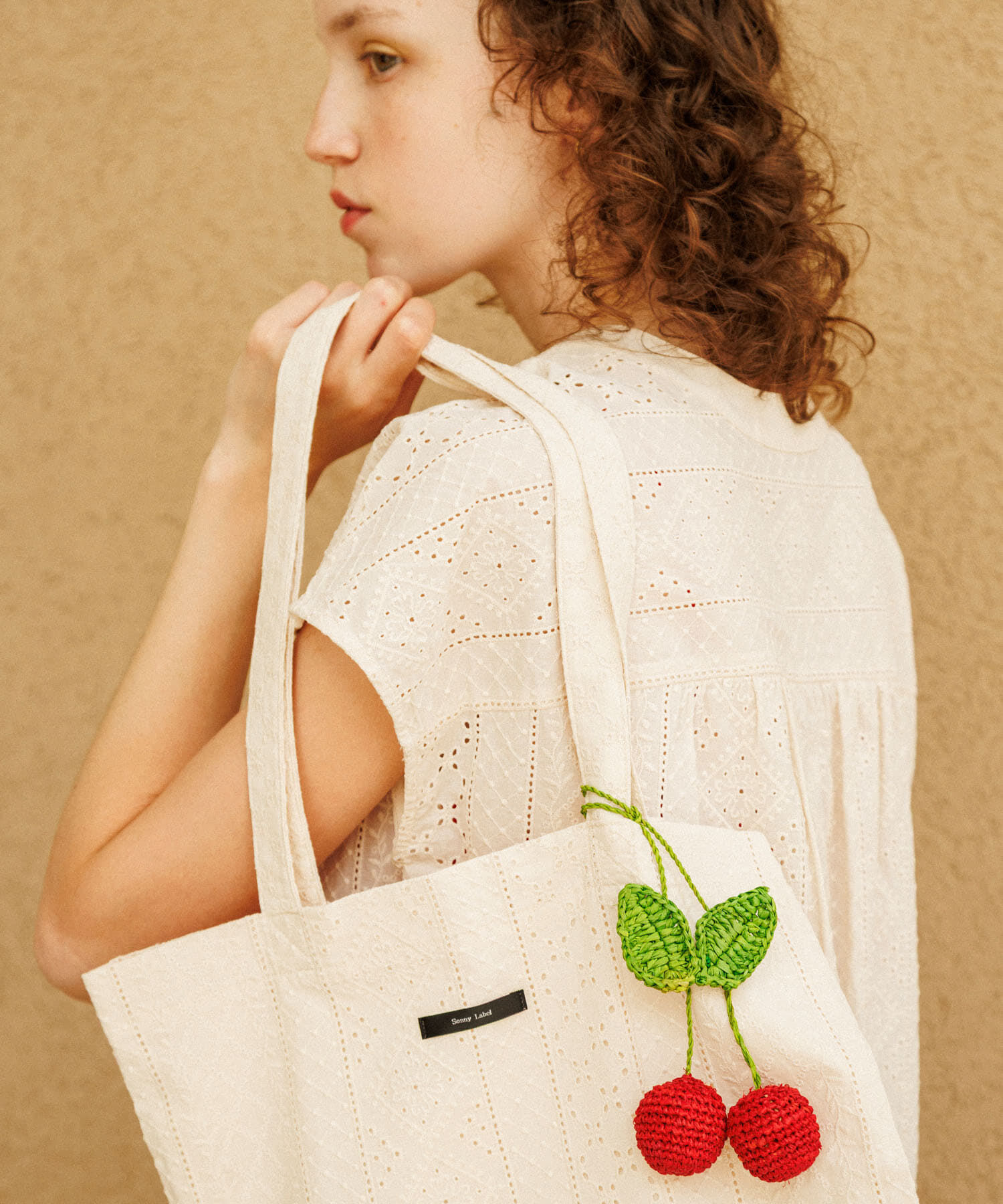 Sonny Label 「『WEB限定』バンドカラーコットンレースシャツ」|シャツ・ブラウス|