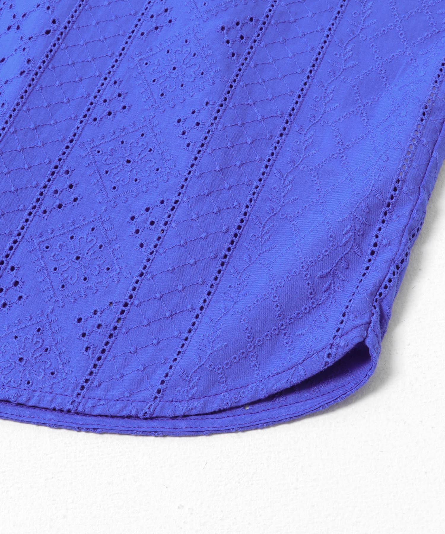 Sonny Label 「『WEB限定』バンドカラーコットンレースシャツ」|シャツ・ブラウス|