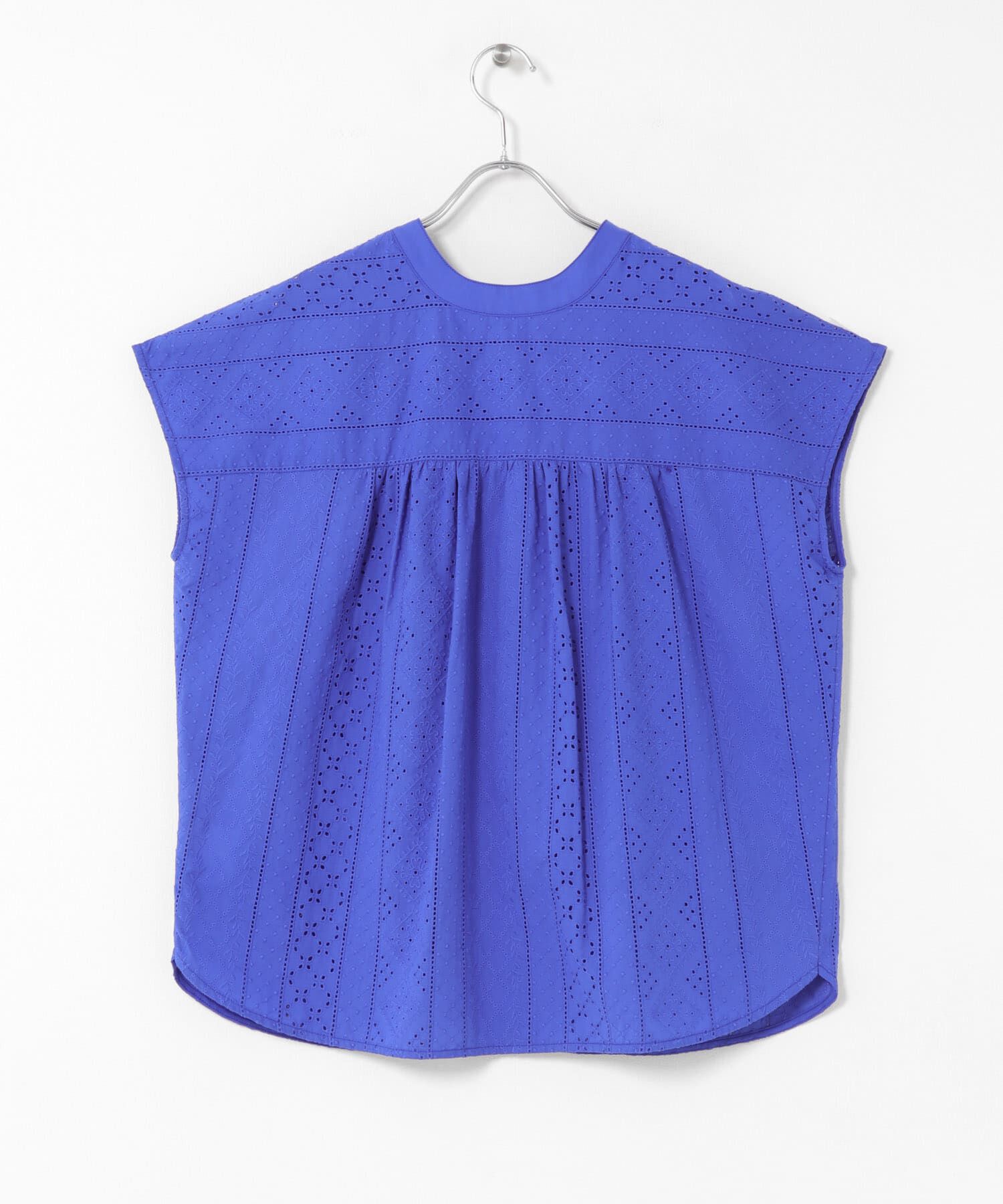 Sonny Label 「『WEB限定』バンドカラーコットンレースシャツ」|シャツ・ブラウス|