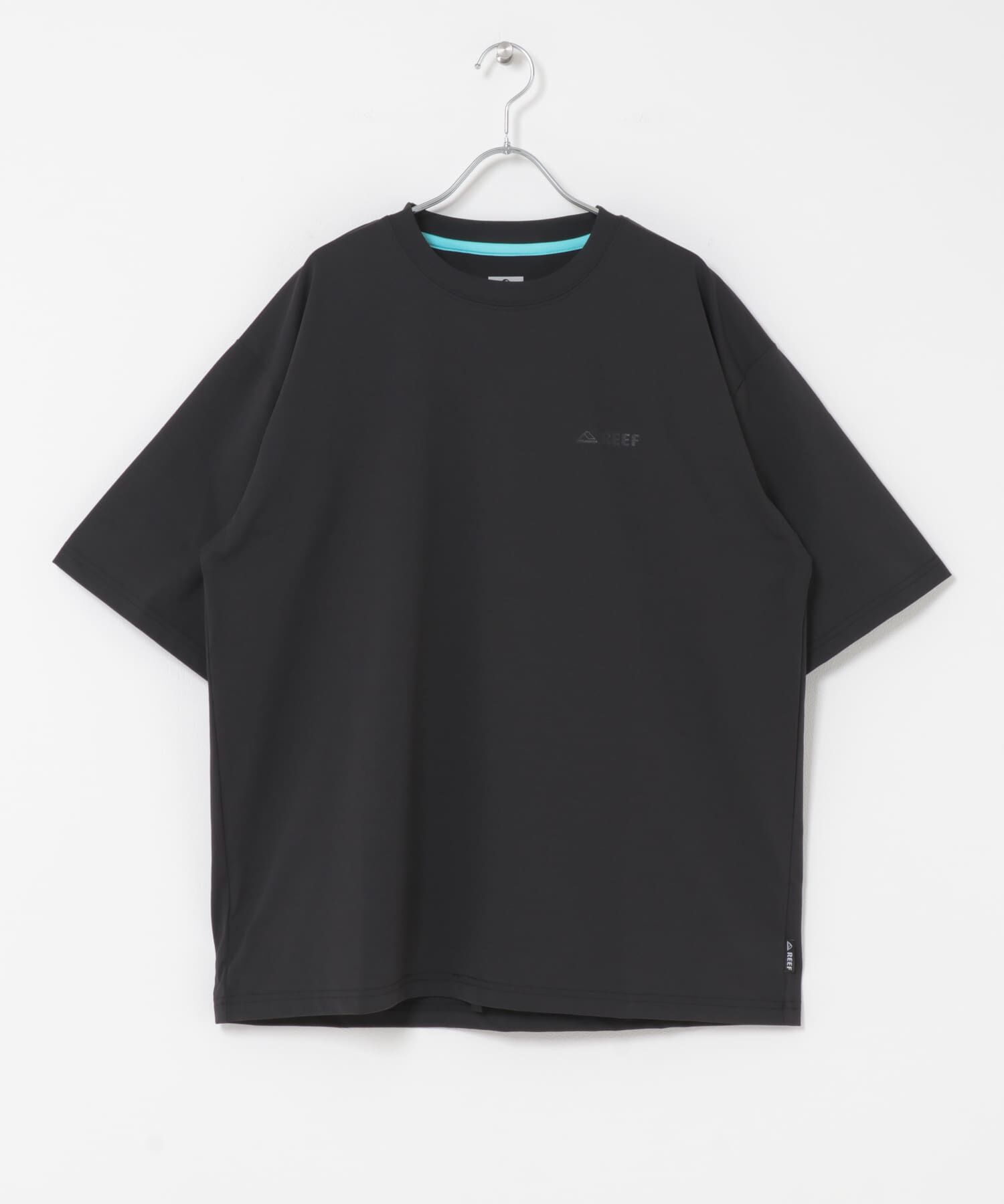 Sonny Label 「REEF　1POINT LOGO RASH SHORT-SLEEVE T-SHIRTS」|Tシャツ・カットソー|ブラック