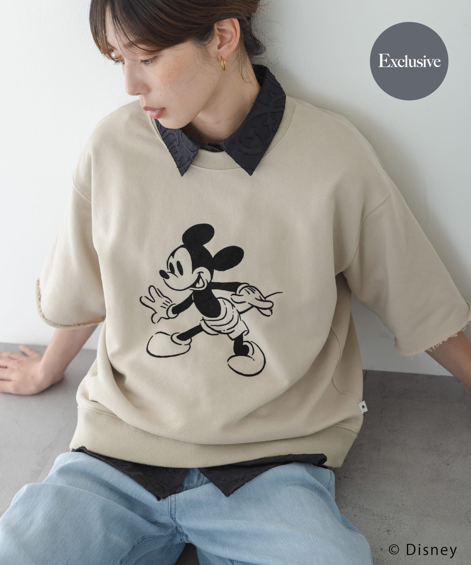 Sonny Label 「別注/DISNEY/スウェットTシャツ」|Tシャツ・カットソー|ベージュ系その他