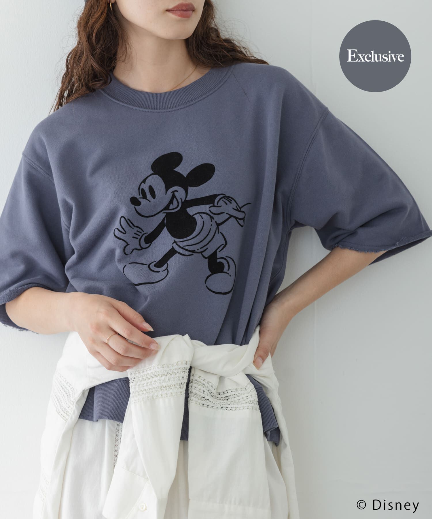 Sonny Label 「別注/DISNEY/スウェットTシャツ」|Tシャツ・カットソー|ネイビー