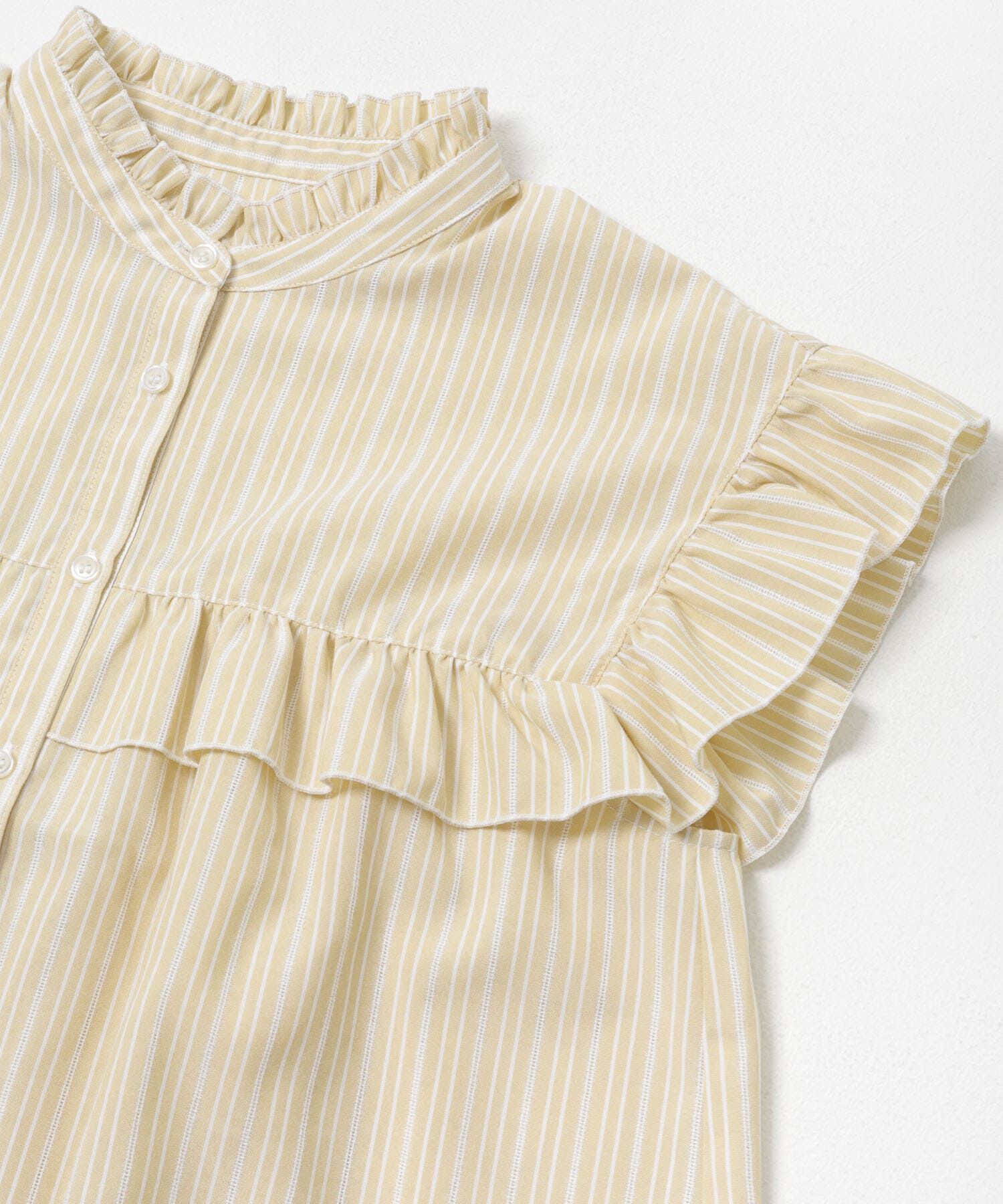 Sonny Label 「スタンドカラーフリルシャツブラウス」|シャツ・ブラウス|