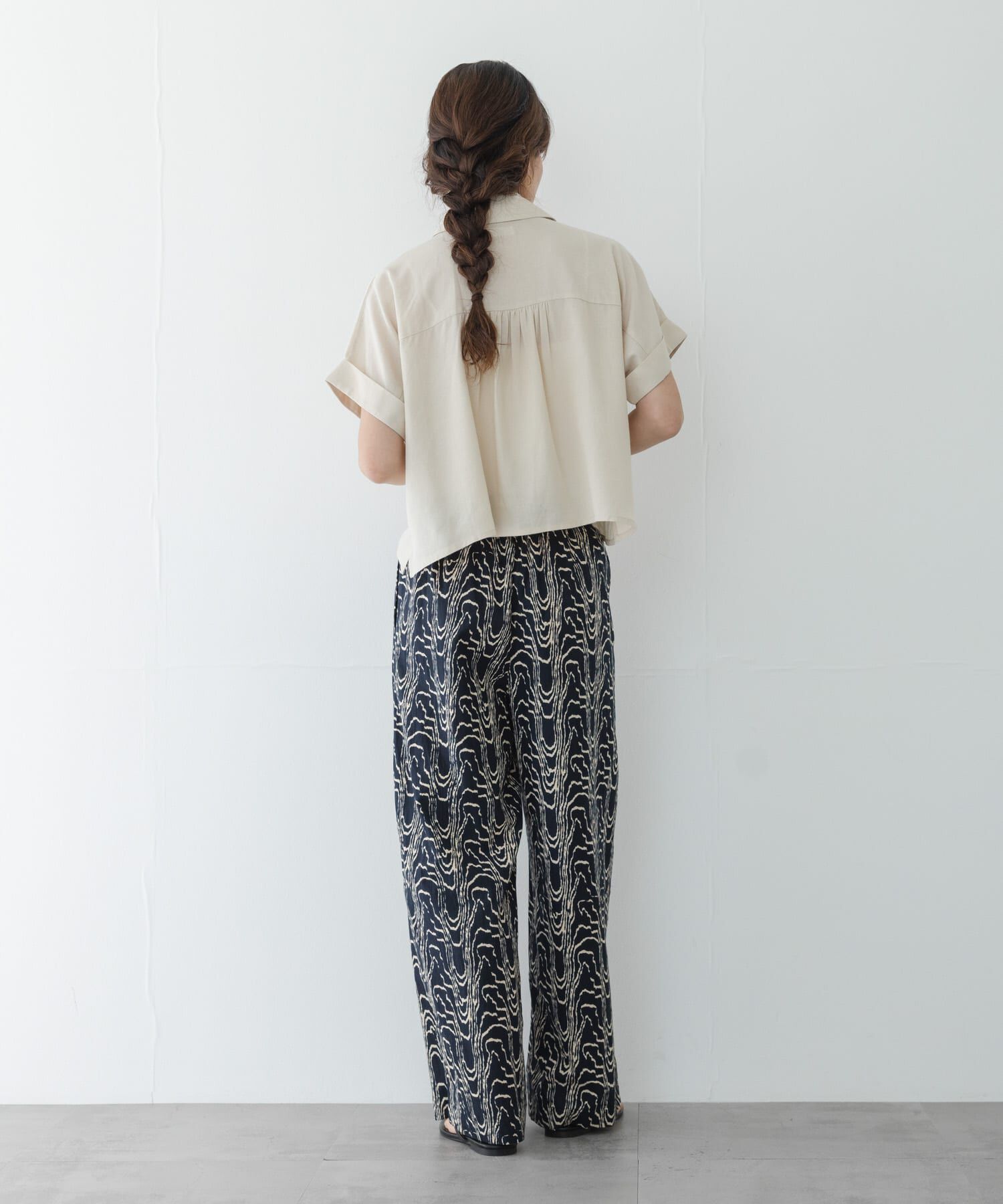 Sonny Label 「リネン混クロップドドルマンシャツ」|シャツ・ブラウス|