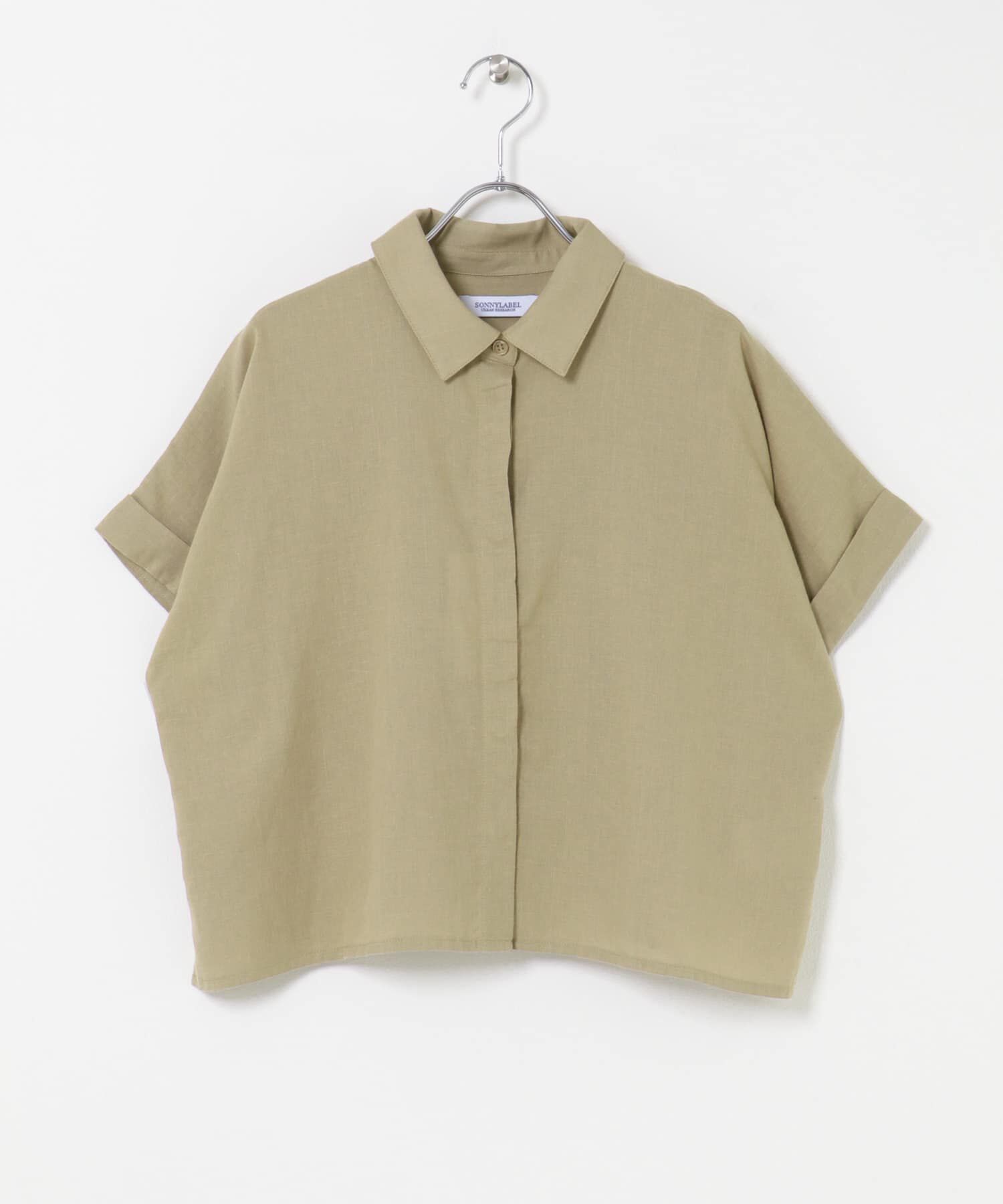 Sonny Label 「リネン混クロップドドルマンシャツ」|シャツ・ブラウス|