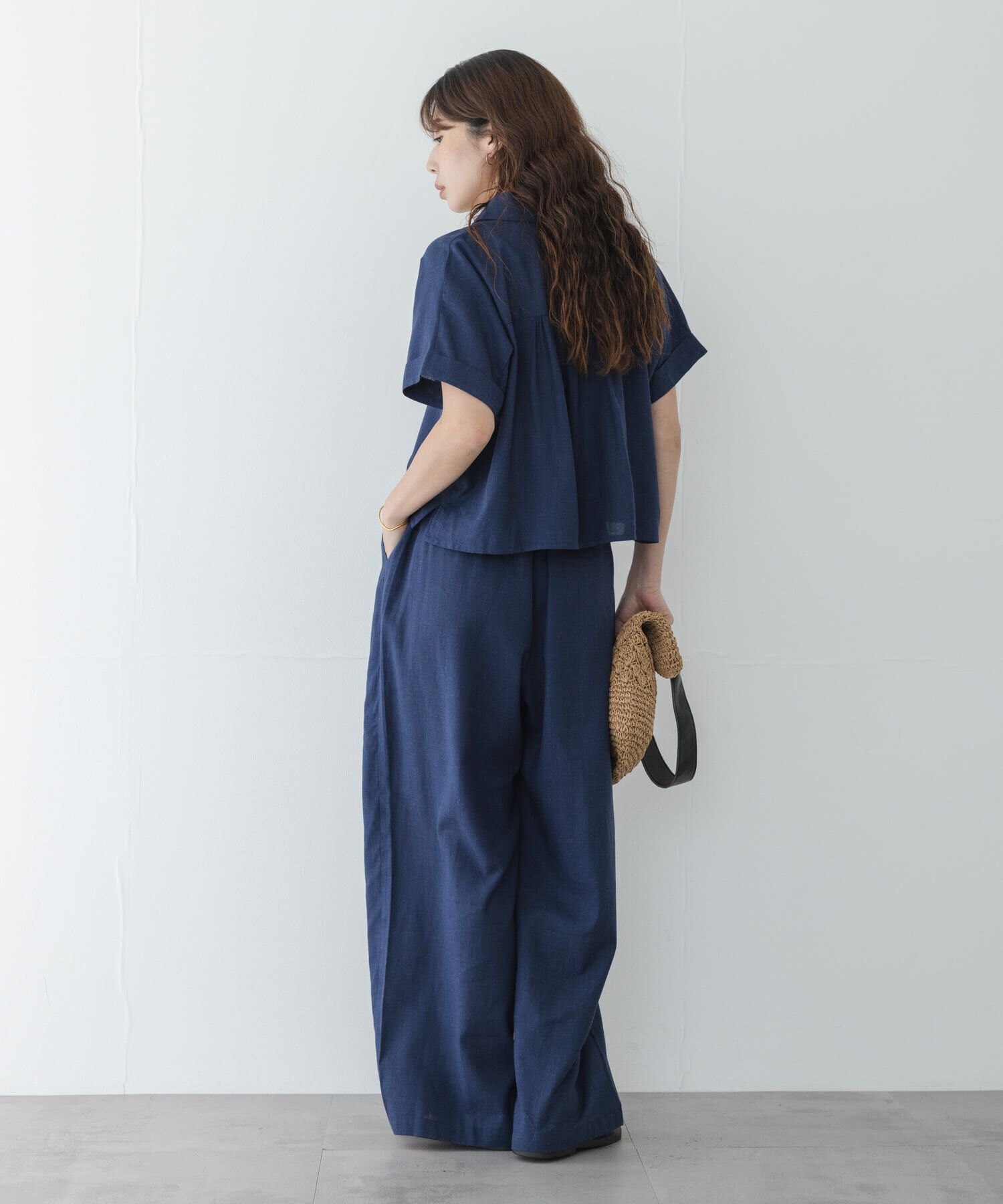 Sonny Label 「リネン混クロップドドルマンシャツ」|シャツ・ブラウス|