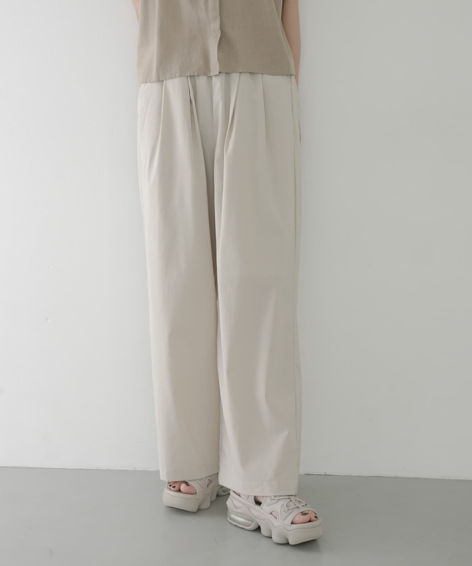 Sonny Label 「機能素材イージーワイドパンツ」|その他|