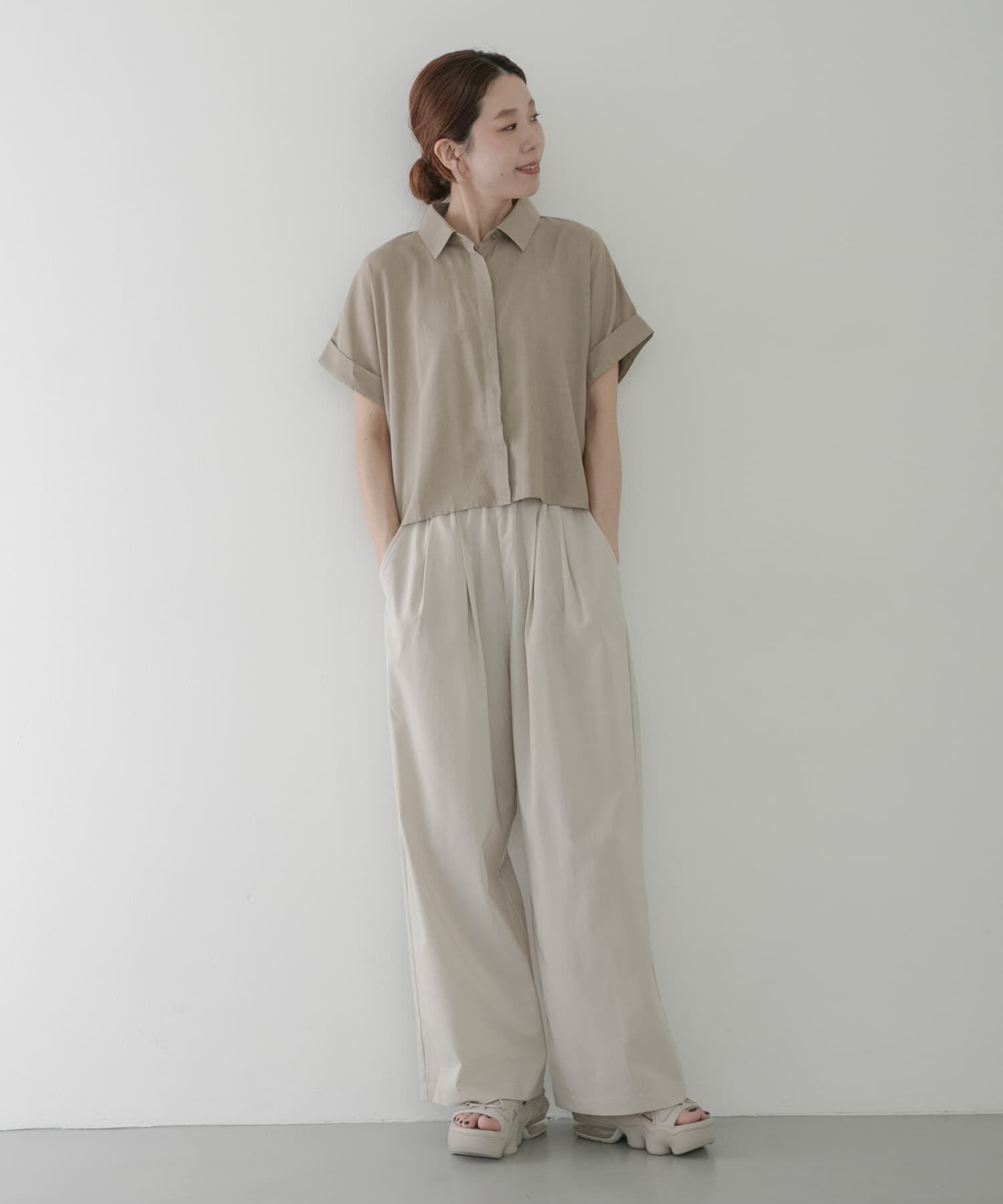 Sonny Label 「機能素材イージーワイドパンツ」|その他|