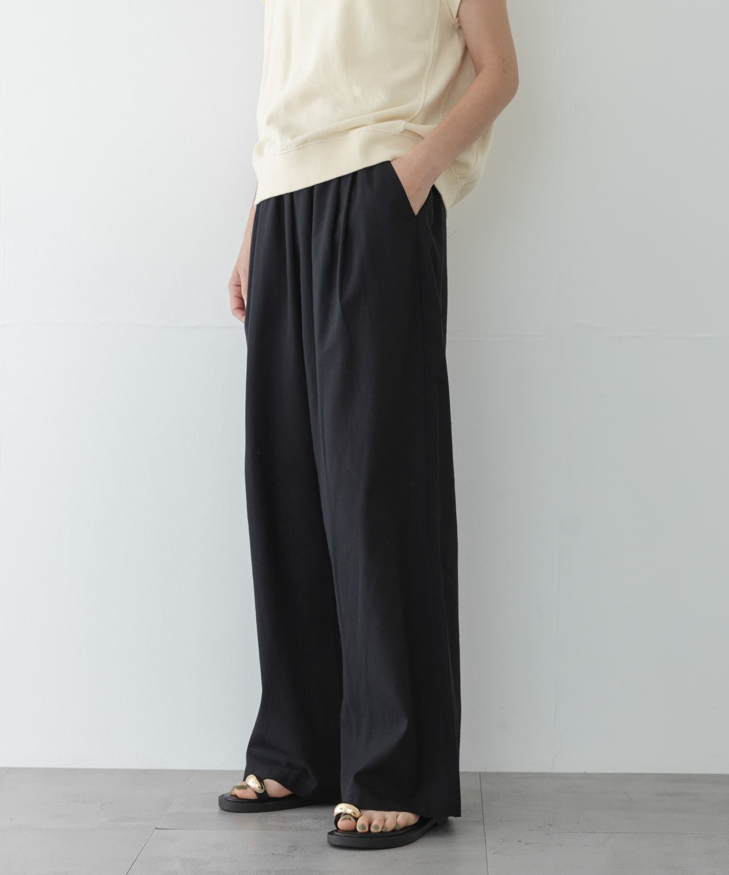 Sonny Label 「リネン混イージーワイドパンツ」|その他|
