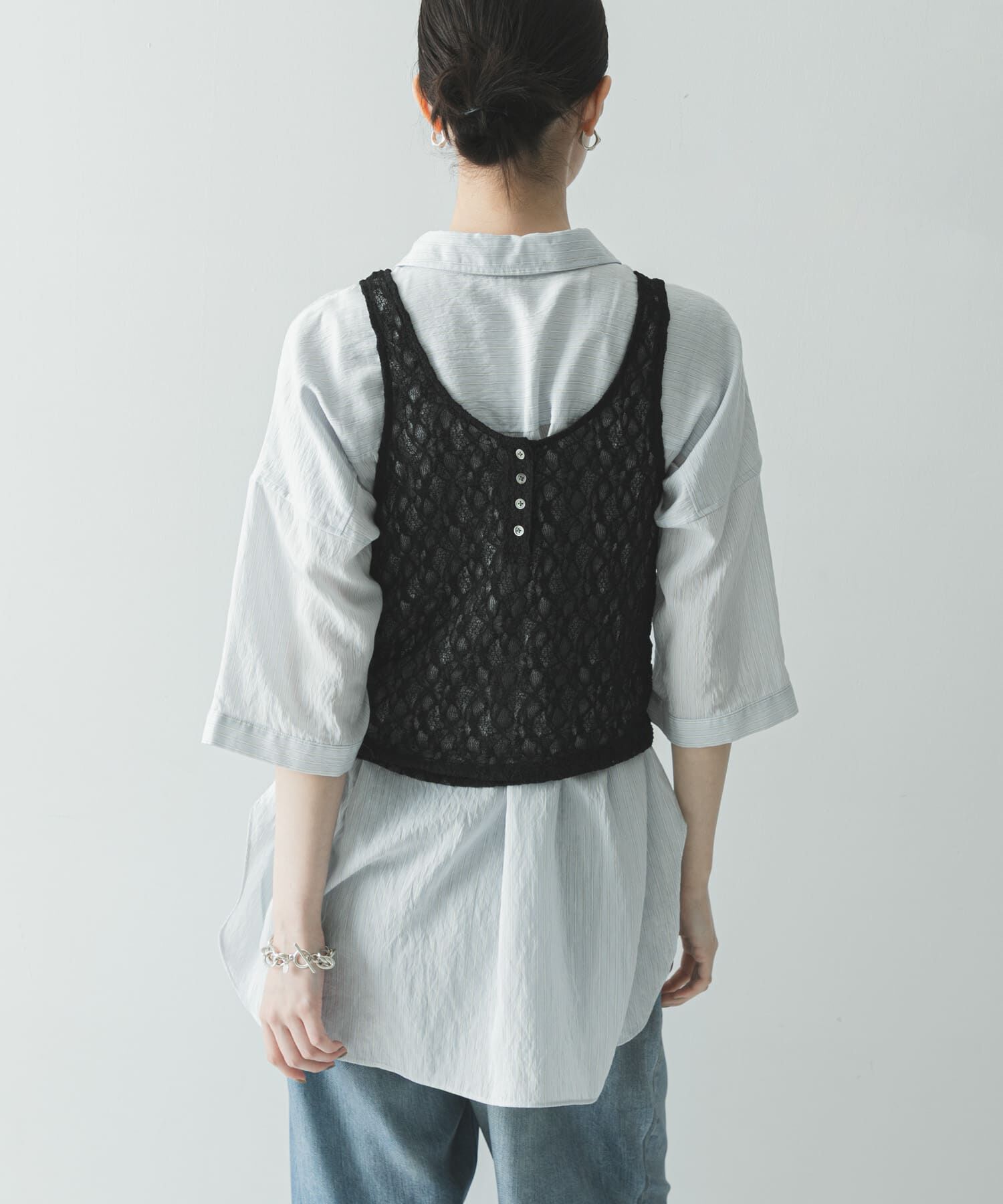 URBAN RESEARCH「ストレッチレース2WAYタンクトップ」|タンクトップ|