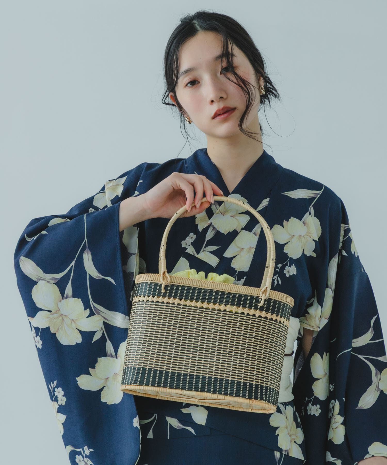 SENSE OF PLACE by URBAN RESEARCH「『WEB/一部店舗限定』ラウンドバンブーカゴバッグ」|かごバッグ|