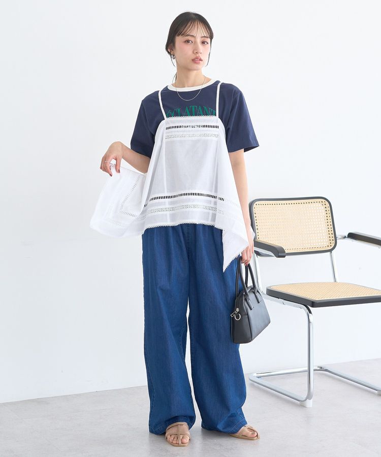 earth music&ecology「【接触冷感】アソートリンガーTシャツ」|Tシャツ・カットソー|