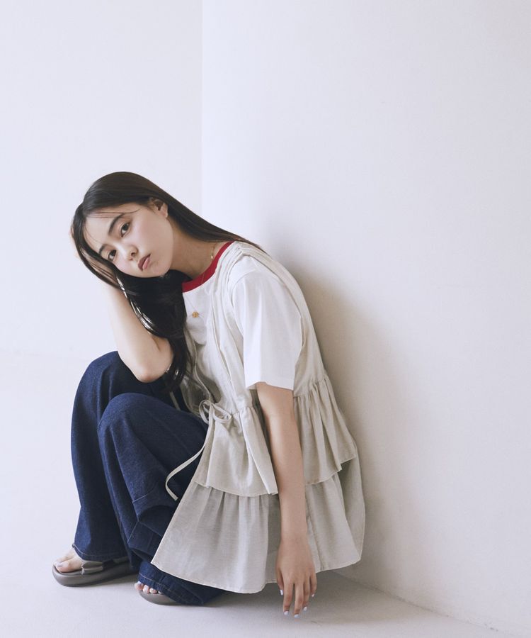 earth music&ecology「【接触冷感】アソートリンガーTシャツ」|Tシャツ・カットソー|
