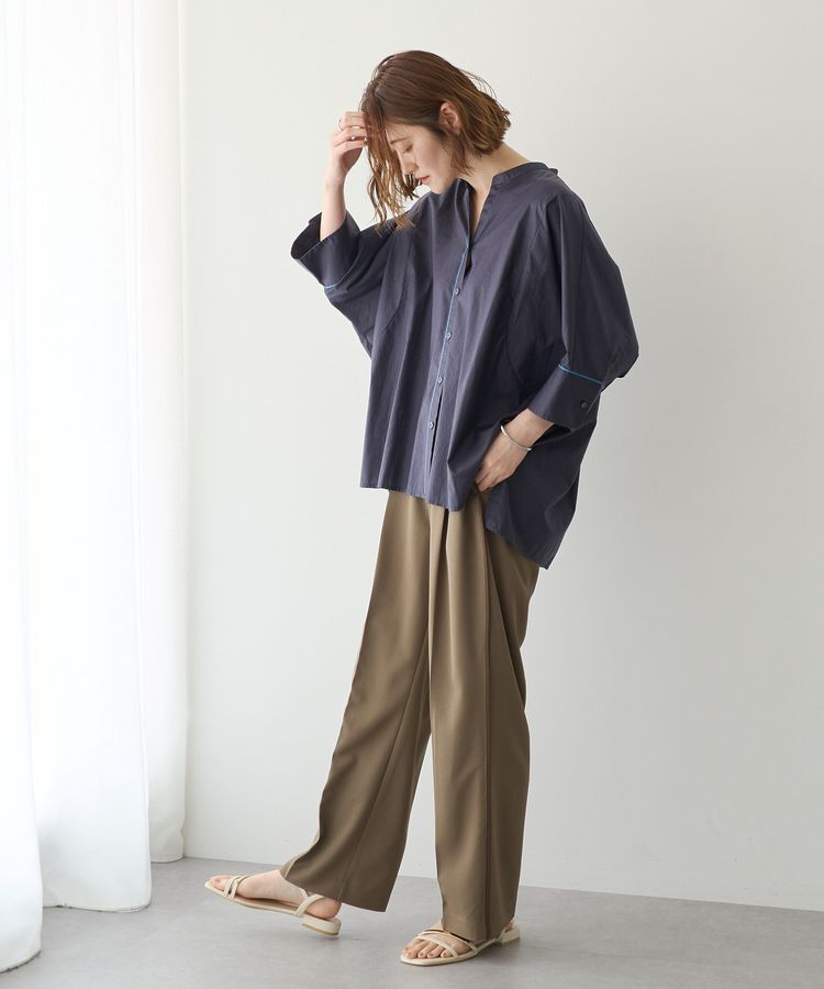 YECCA VECCA「サイドラインパイピングストレートパンツ」|その他|