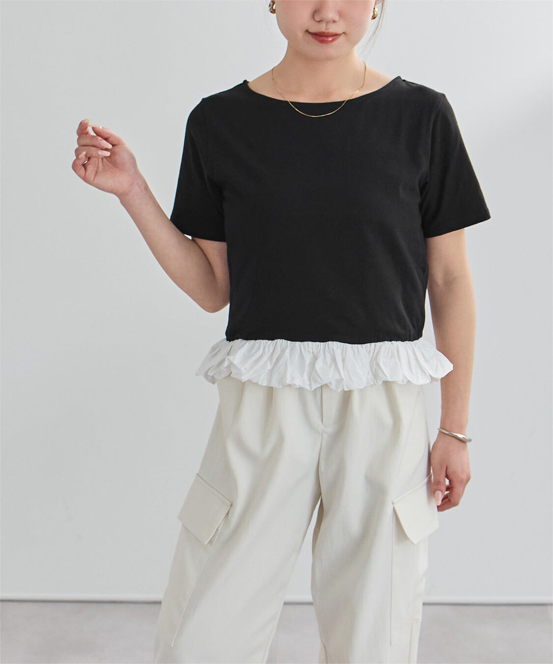 ur's「チビバルーン半袖トップス」|Tシャツ・カットソー|