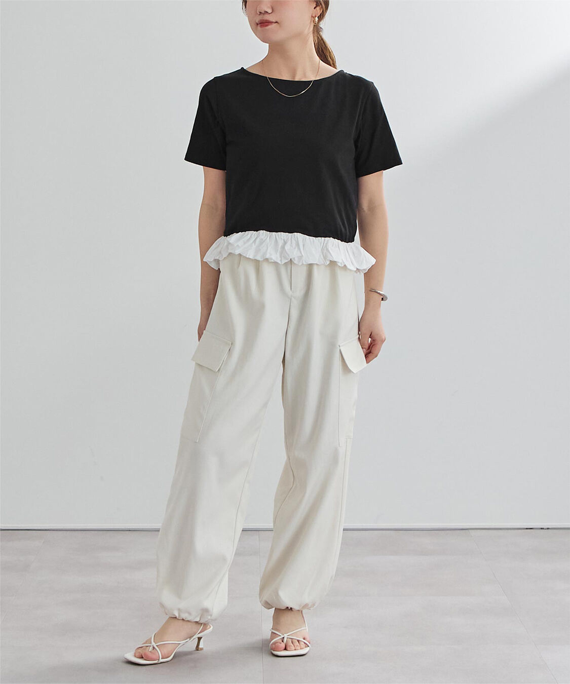 ur's「チビバルーン半袖トップス」|Tシャツ・カットソー|