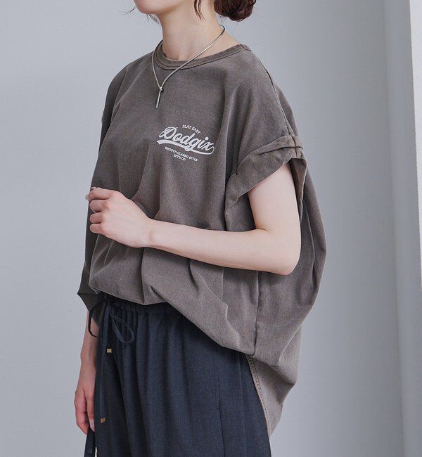  「USAコットンロールスリーブTシャツ」|プルオーバー|
