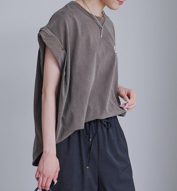  「USAコットンロールスリーブTシャツ」|プルオーバー|