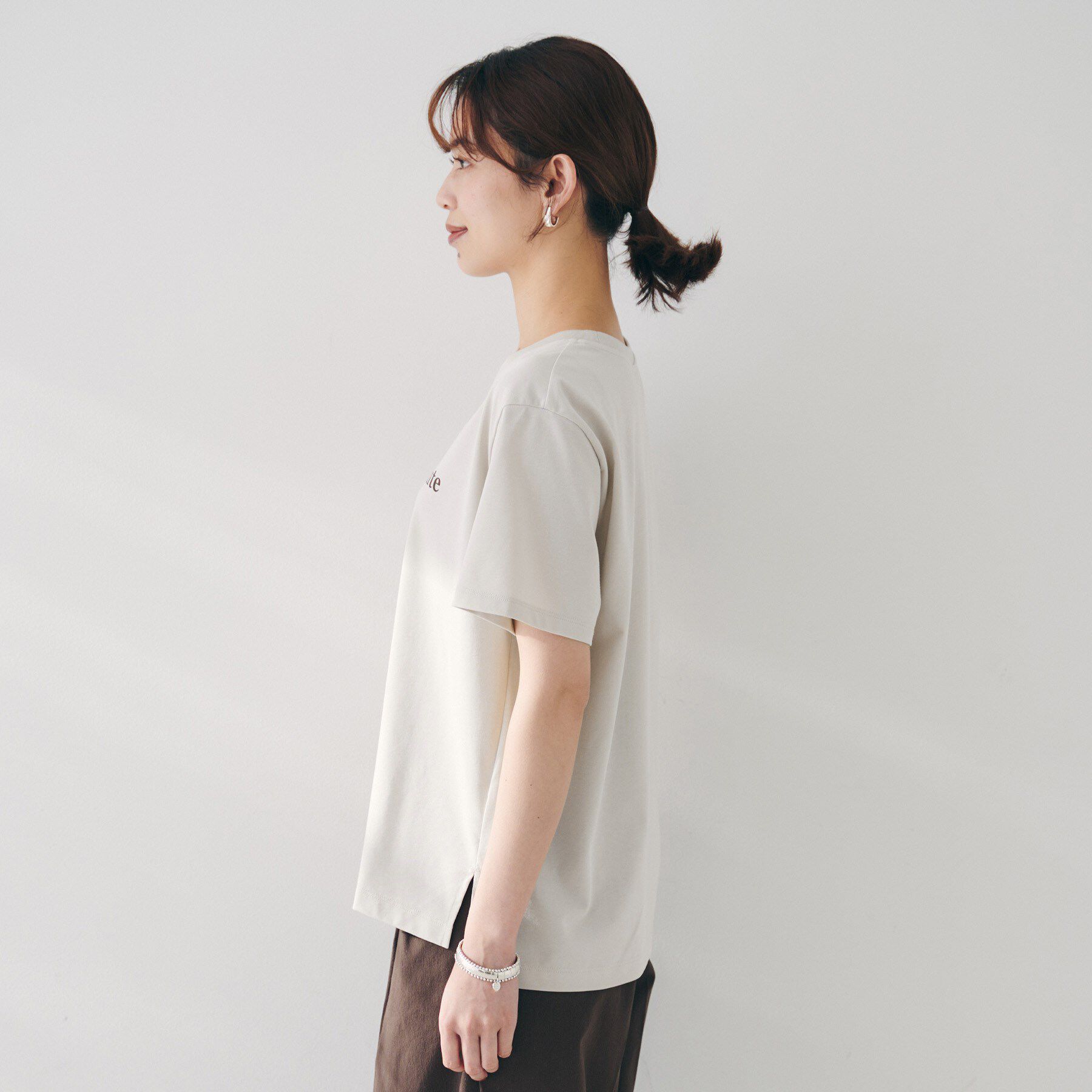 UNTITLED「【洗える】ロゴTシャツ」|Tシャツ・カットソー|