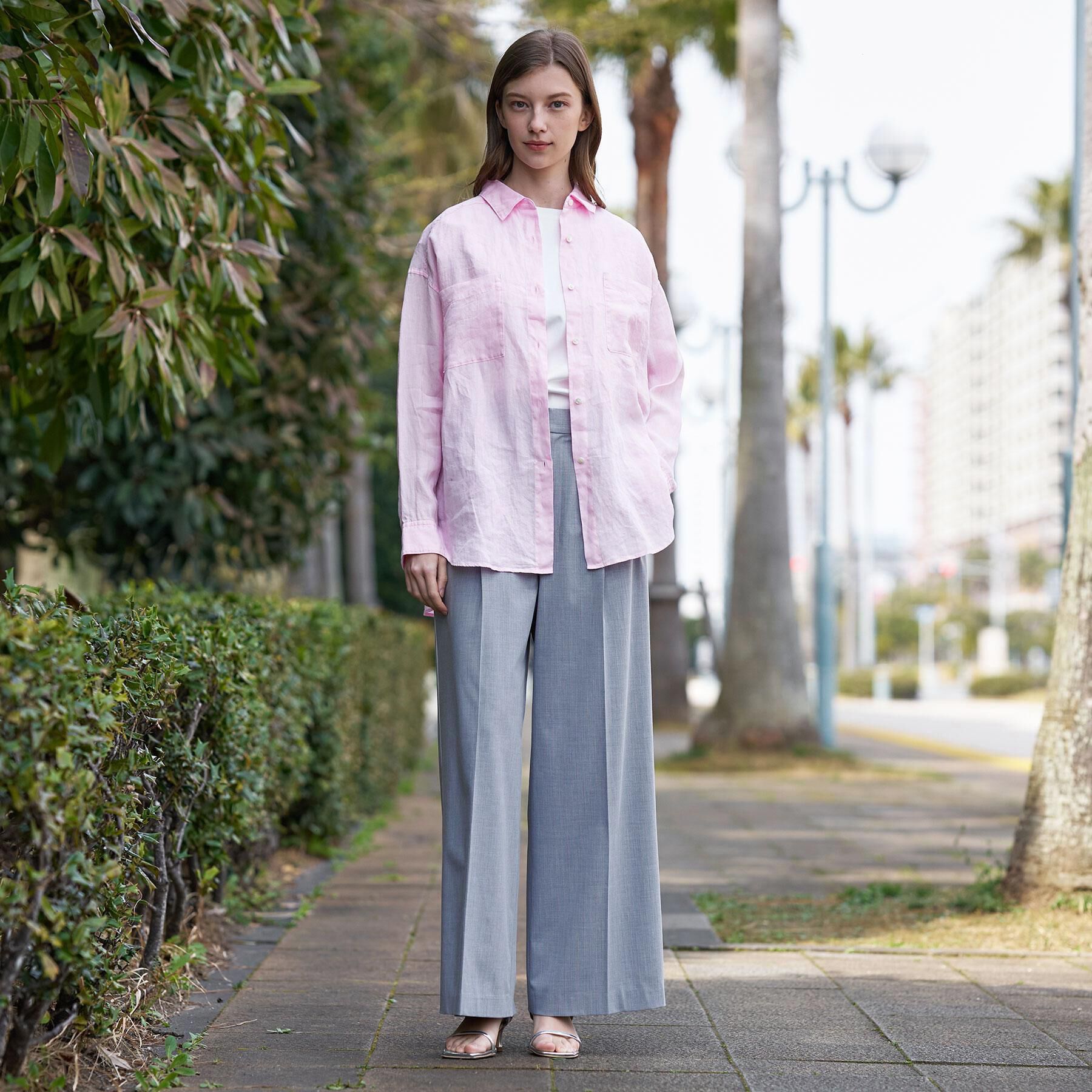 DRESSTERIOR「【セットアップ可/ウォッシャブル】ストライプ2WAYストレッチ サイドラインパンツ」|その他|