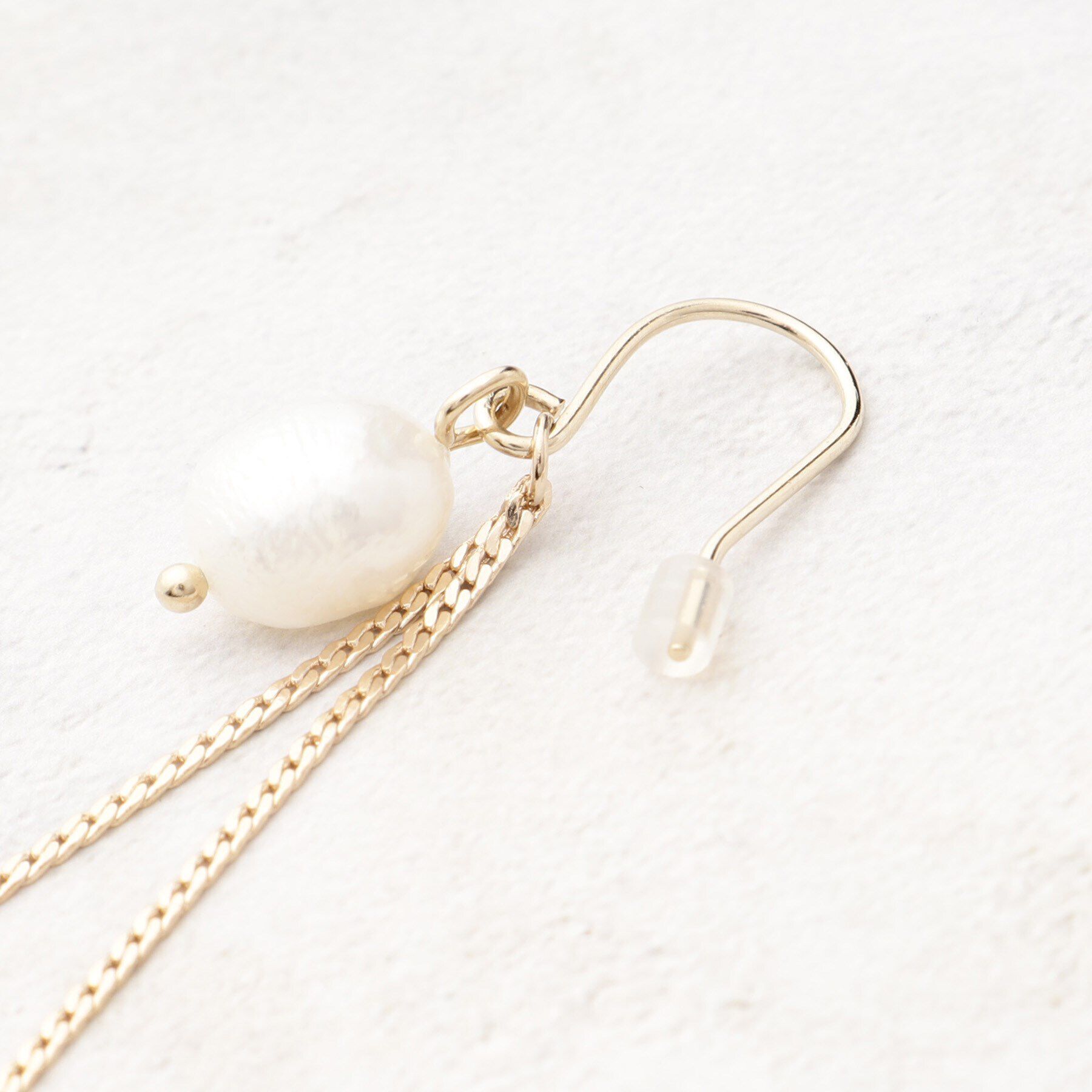 grove「淡水パールフックピアス」|ピアス|