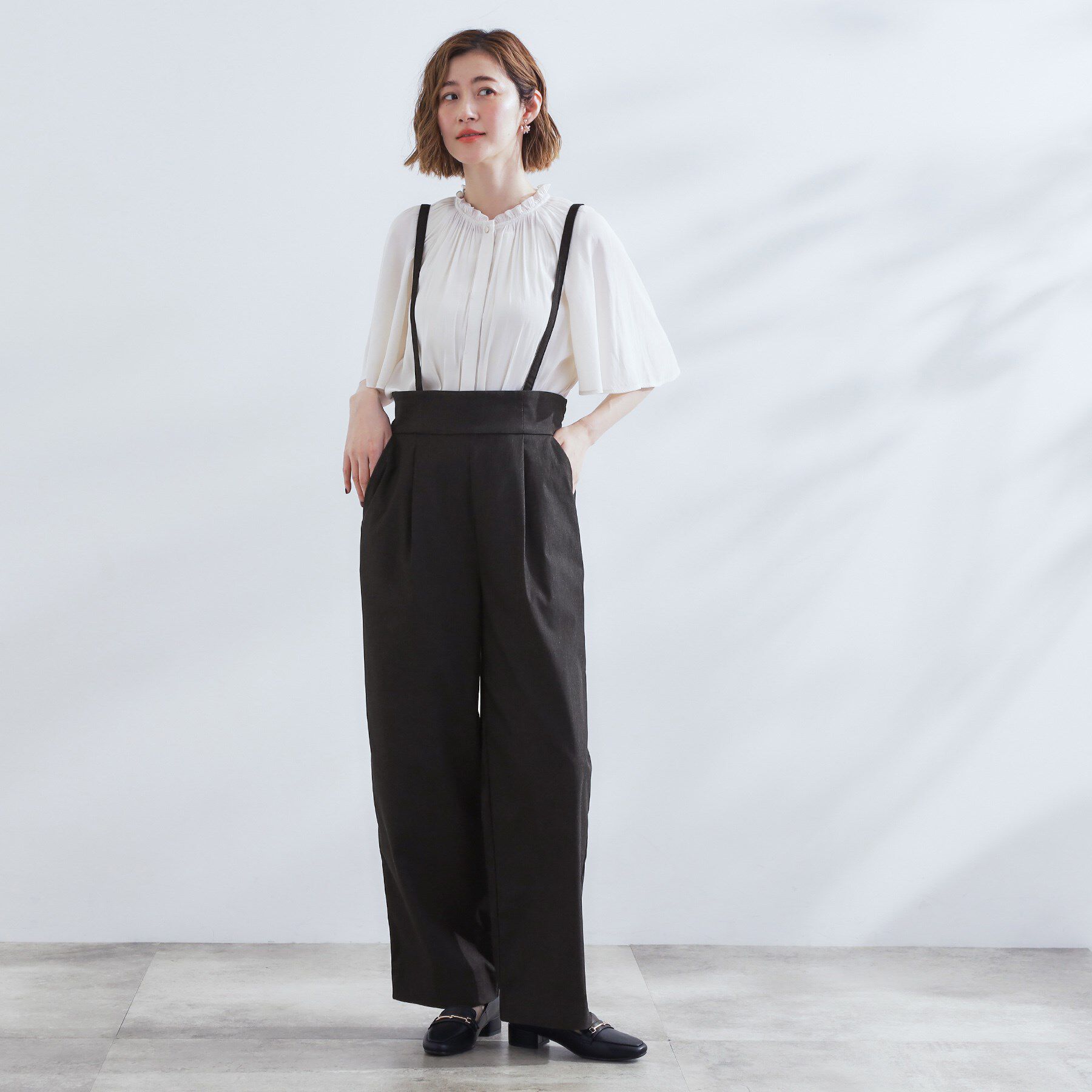 grove「【2WAY】ハイパーストレッチストラップパンツ」|その他|