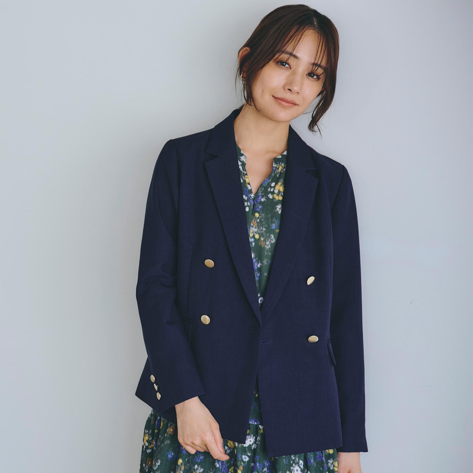 grove「【カセット服】ダブルブレストテーラードジャケット」|テーラードジャケット|ダークネイビー(89
