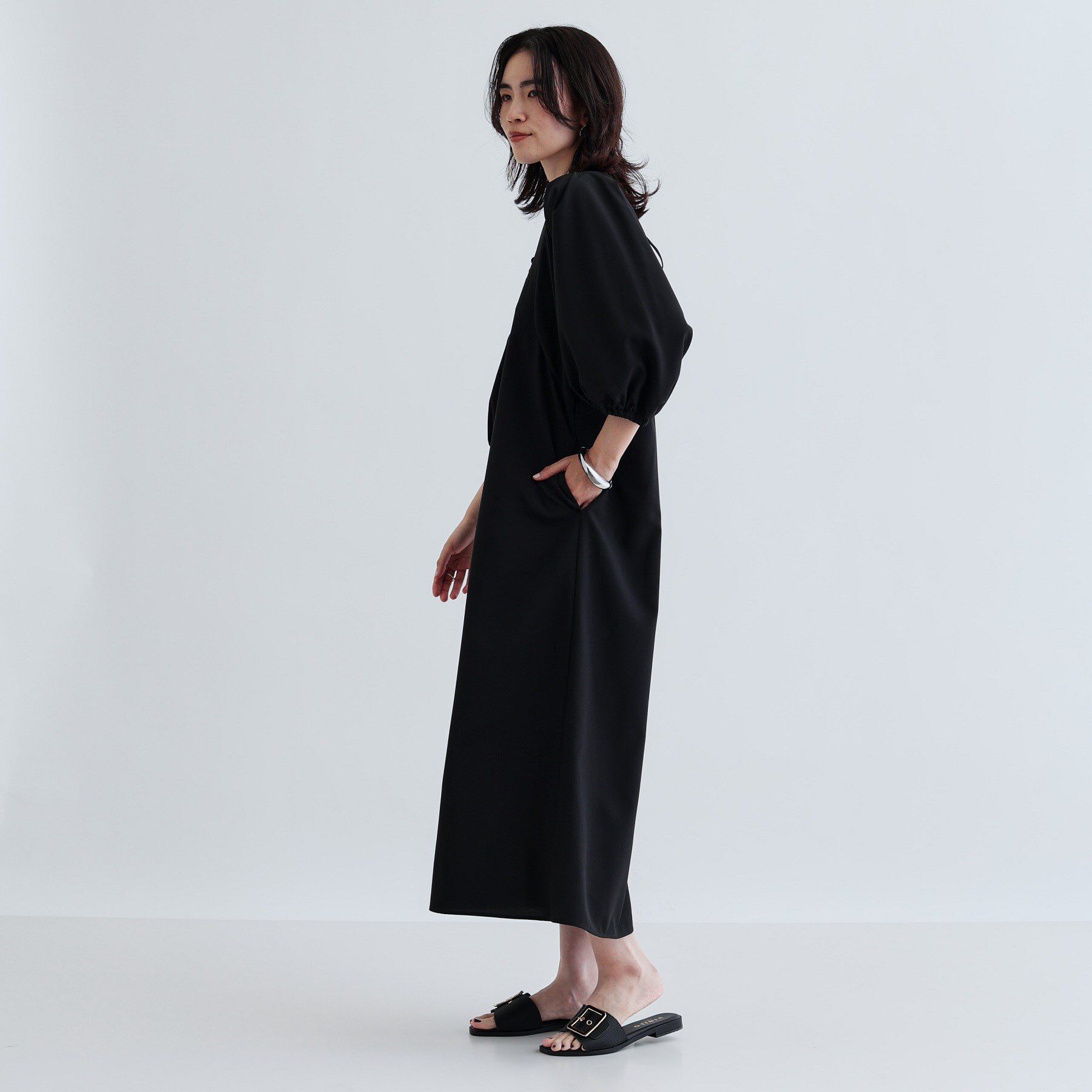 GALLEST「フォルムスリーブワンピース」|ワンピース|